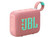 JBL Go 4 - Ultra-Portable, Waterproof and Dustproof Bluetooth Speaker, Big Pro Sound with Punchy bass, 7-Hour Built-in Battery, Made in Part with Recycled Materials (Pink)