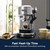 De'Longhi EC950M Dedica Maestro Plus Espresso Machine with Automatic Steam Wand, Stainless Steel