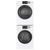GE GFW148SSMWW 2.8 cu.ft Washer & GFD14JSINWW 4.1 cu.ft Electric Dryer