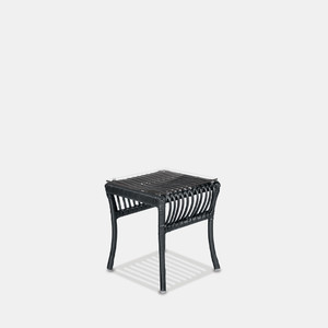 Adirondack Side Table with Tempered Glass Top by Kannoa