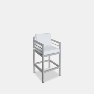 Toledo Barstool with Arms - Agate Gray