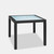 Aria Counter Height Table with Tempered Glass Top by Kannoa