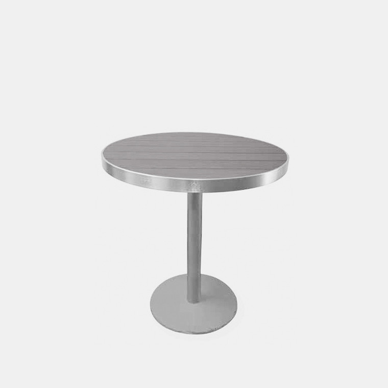 Sicilia Round Pedestal Bar Table with Alumawood Sicilia Round Pedestal Bar Table with Alumawood