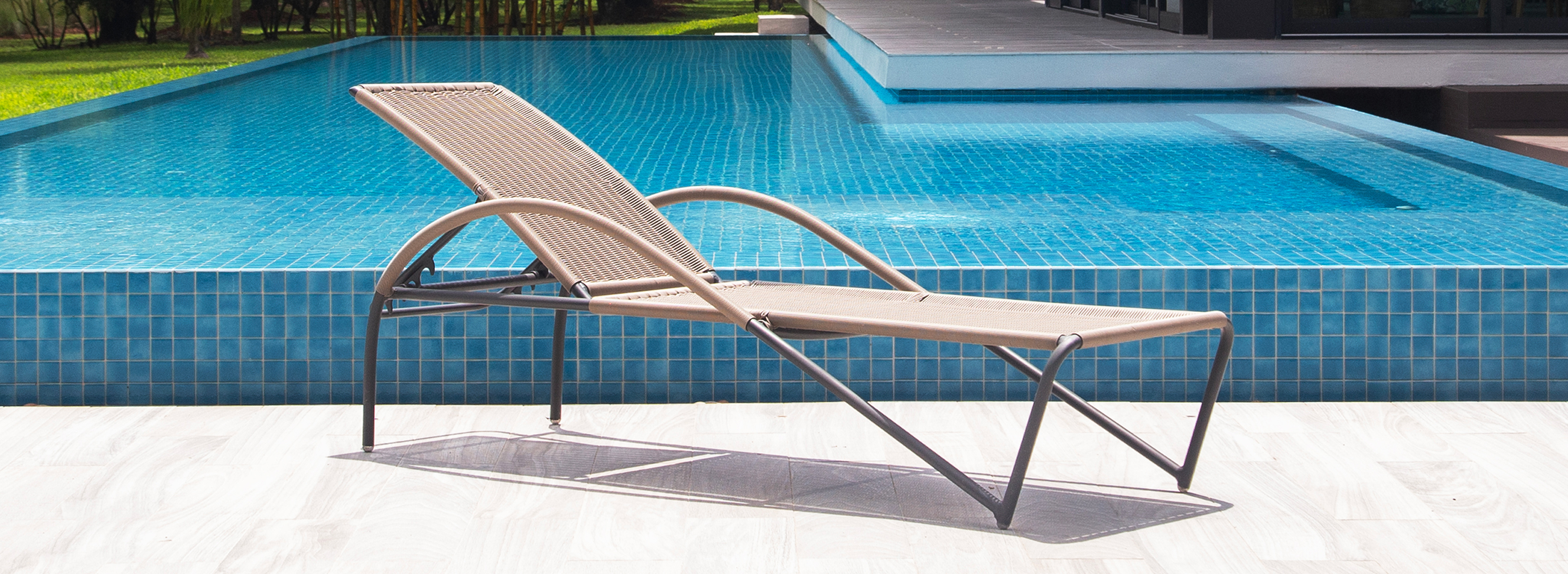 ACAPULCO Outdoor Chaise Lounge designed for Commercial, Hospitality and Residential Settings