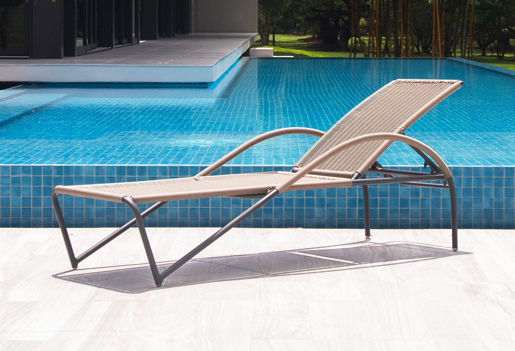 ACAPULCO Outdoor Chaise Lounge designed for Commercial, Hospitality and Residential Settings
