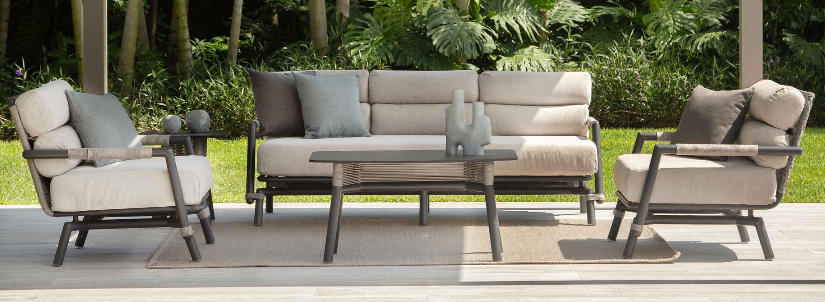 AMAZONIA outdoor furniture collection by Kannoa - Elegant outdoor patio collection designed for Commercial, Hospitality and Residential Settings