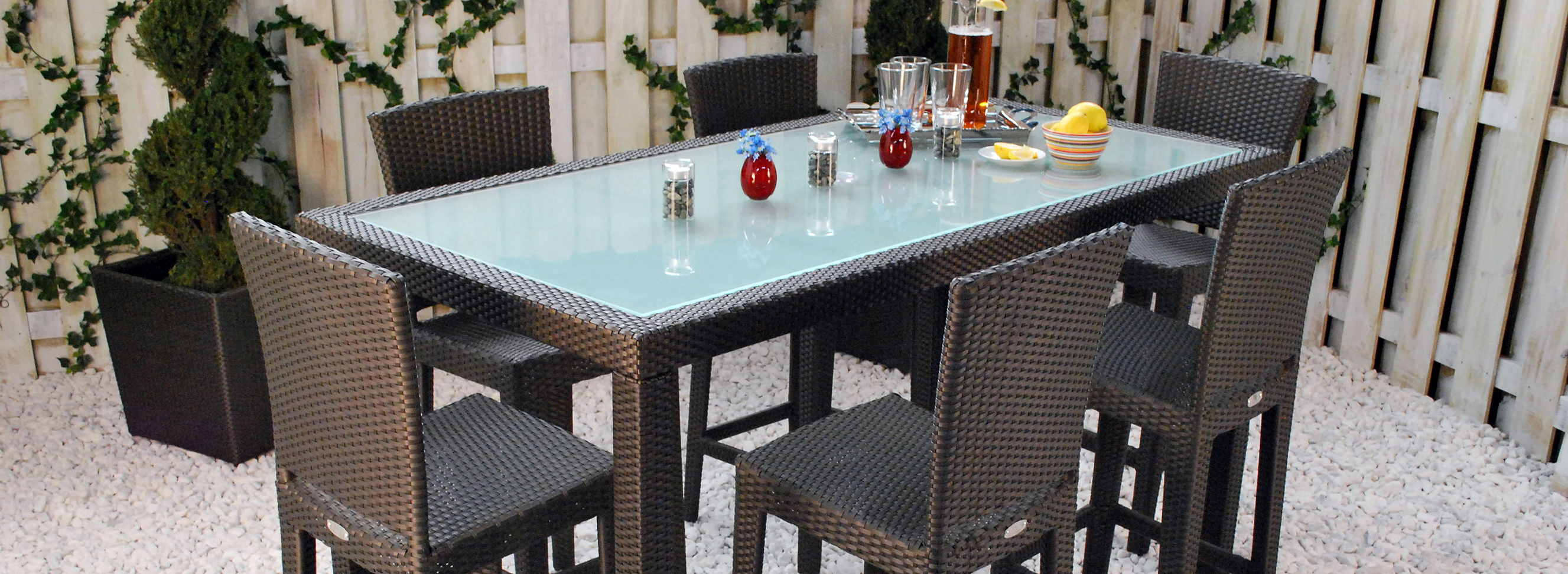 ARIA Dining Sets - Conventional outdoor patio collection designed for Commercial, Hospitality and Residential Settings