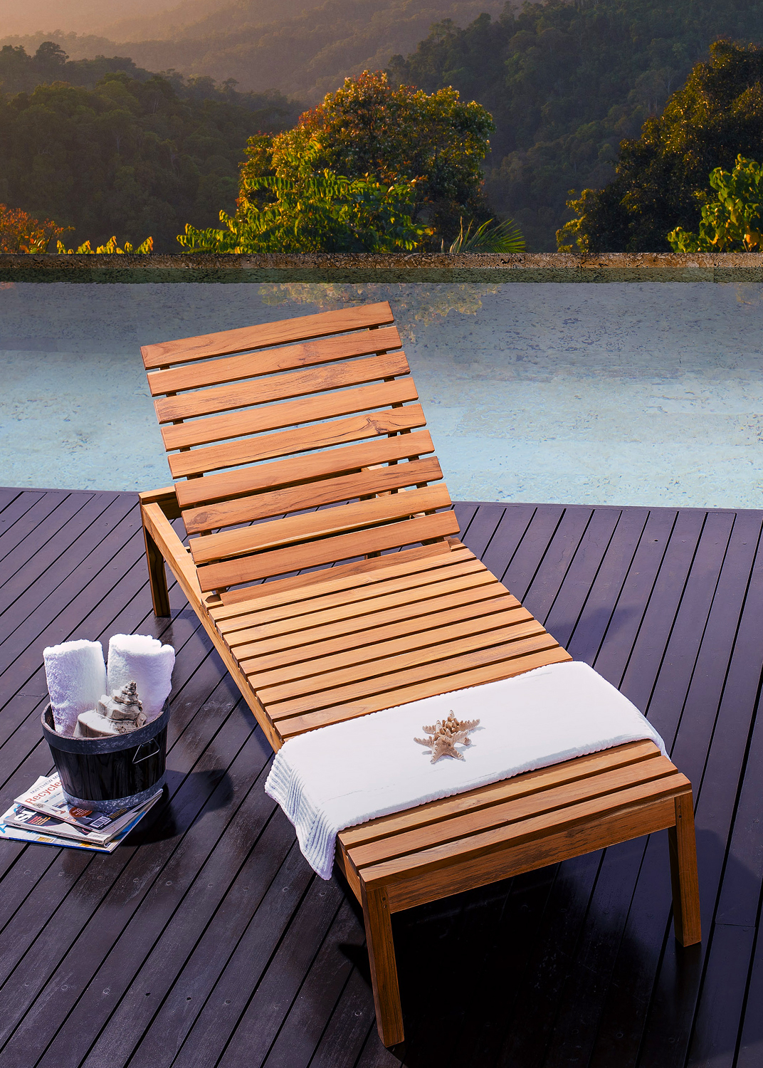 CALI Elegant teak outdoor furniture collection designed for Commercial, Hospitality and Residential Settings