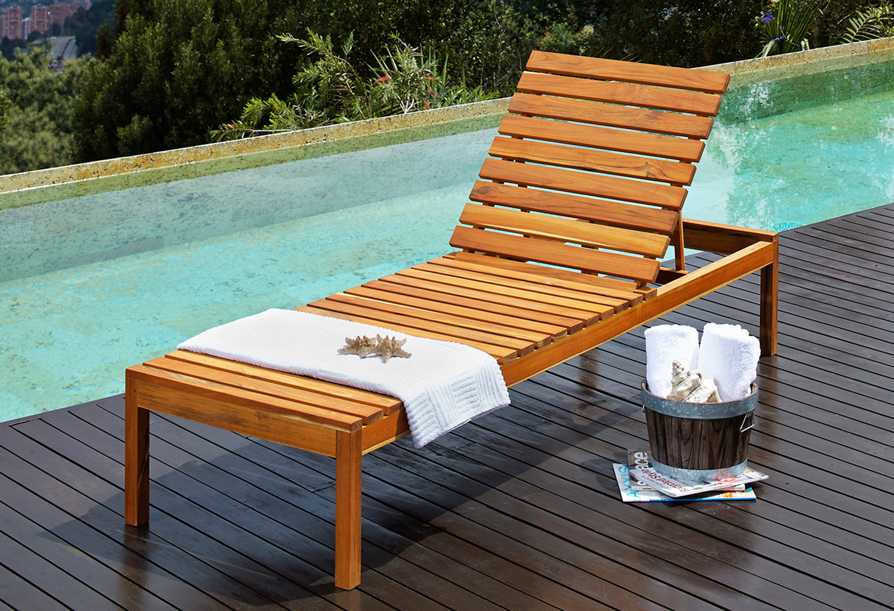 Cali Outdoor Chaise Lounge by Kannoa