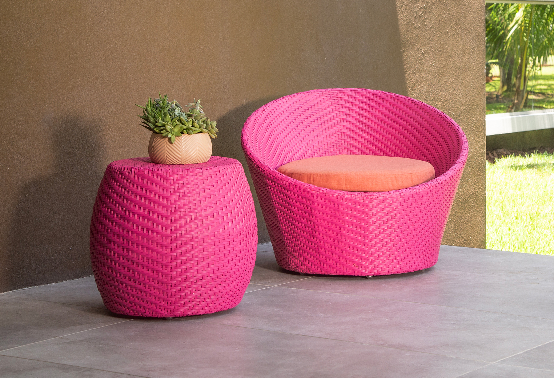 CONGO - Colorful, chic outdoor wicker furniture collection designed for Commercial, Hospitality and Residential Settings