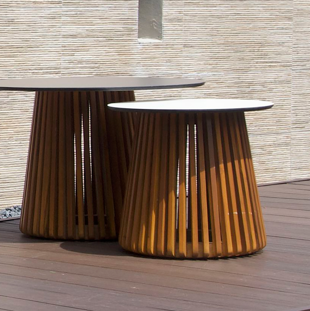 Conic Elegant outdoor patio collection designed for Commercial, Hospitality and Residential Settings