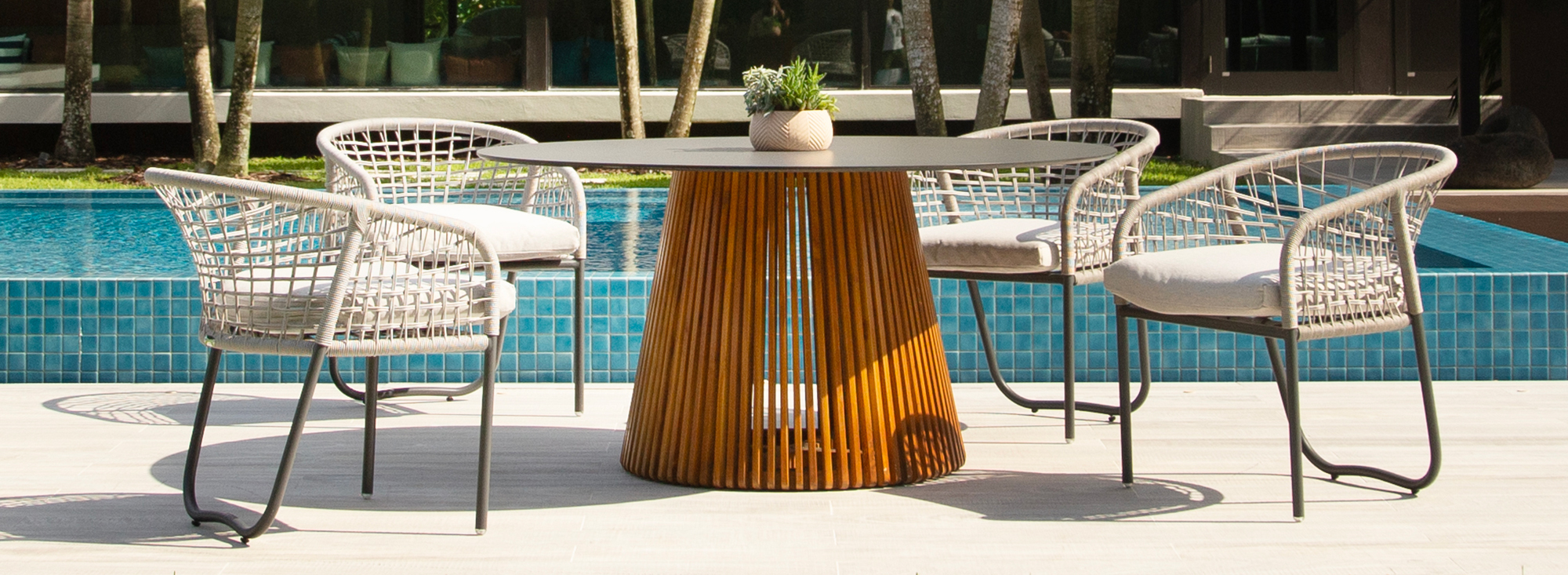 DINING Dining tables and chairs designed for your patio and other outdoor commercial, hospitality and residential settings.