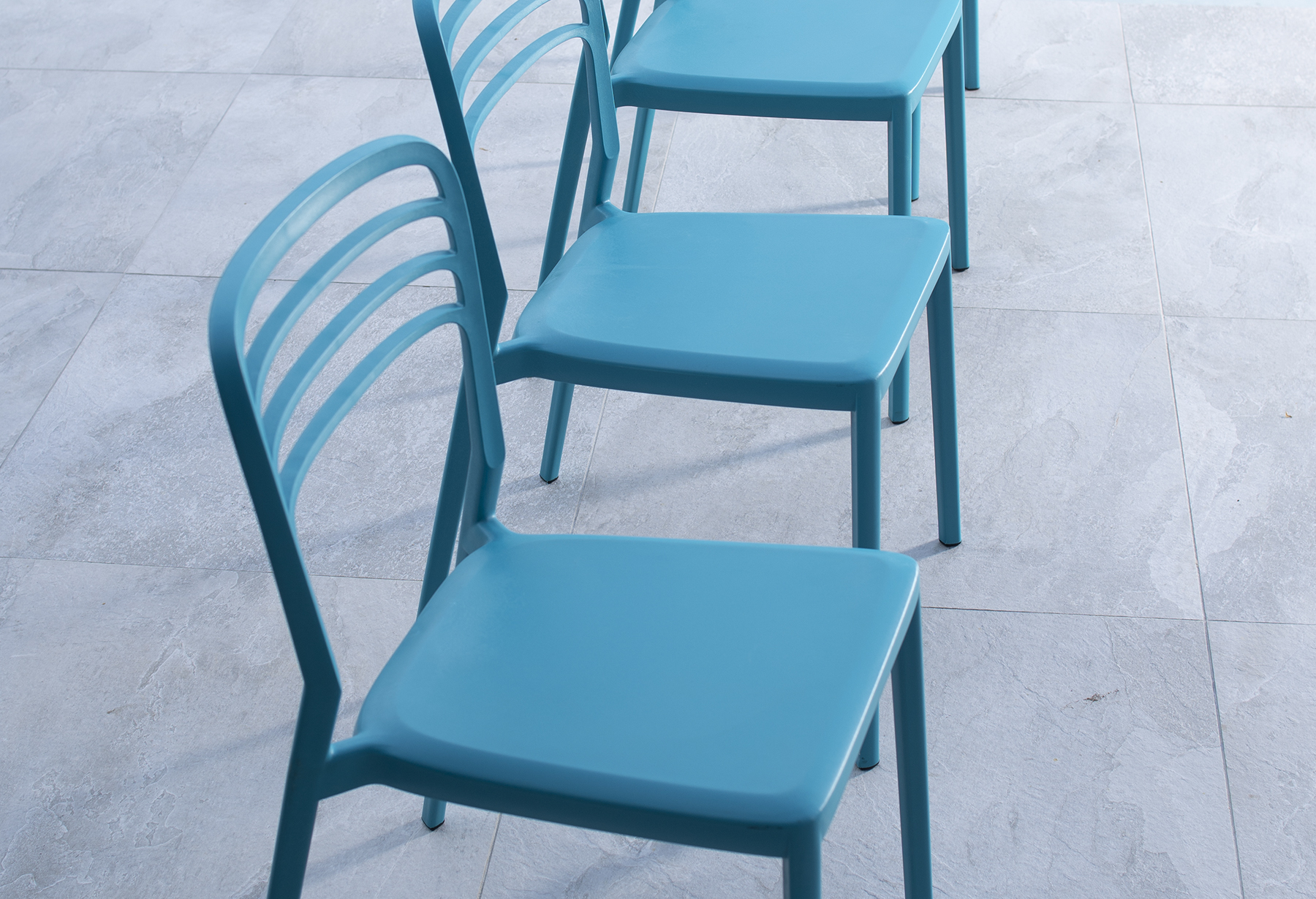  Louie chair by Kannoa, is a lightweight chair with an open backrest