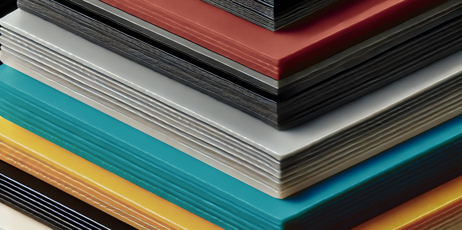 Close up image of plastic