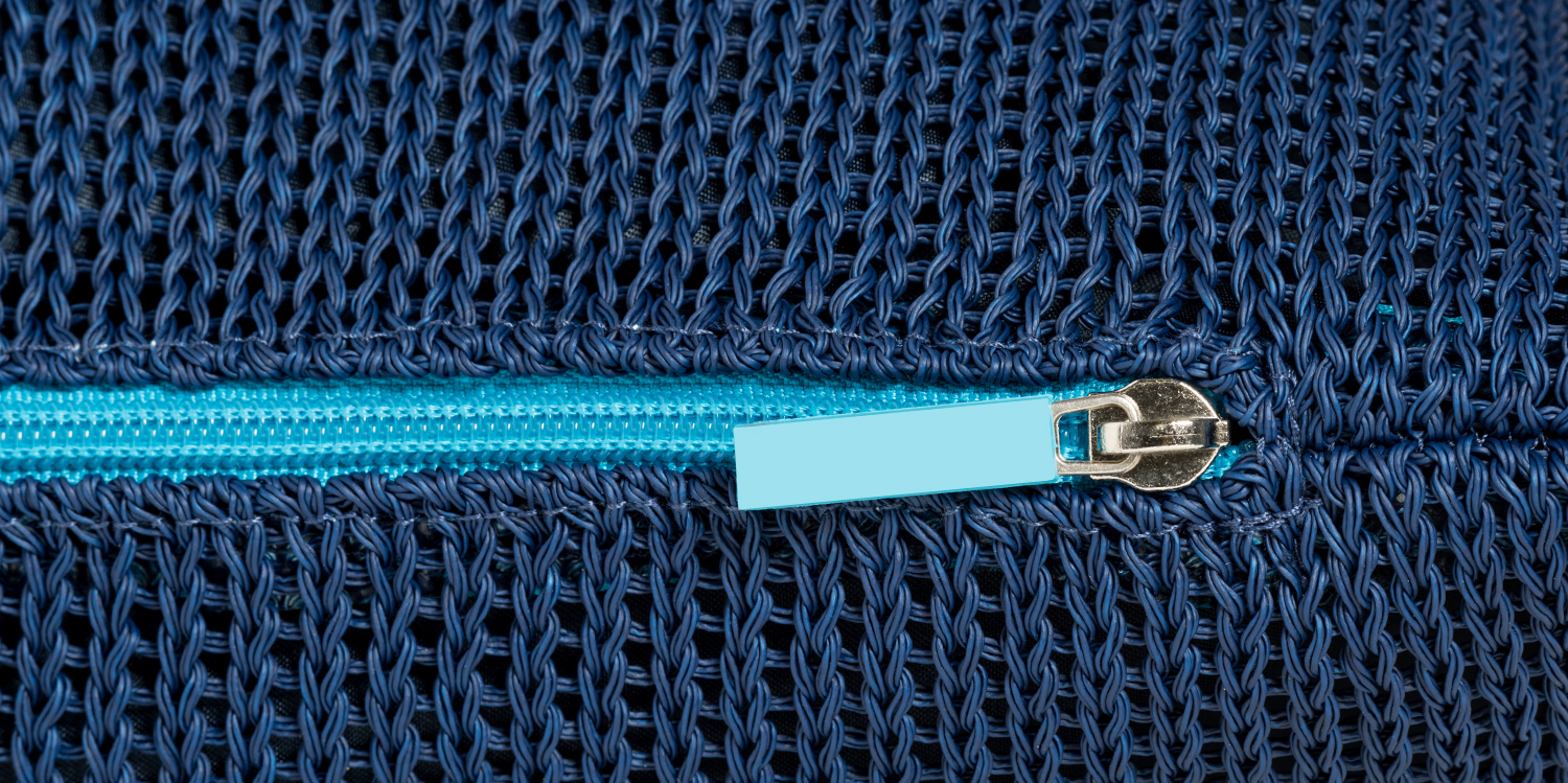 Sacco pillow fabric close up by Kannoa