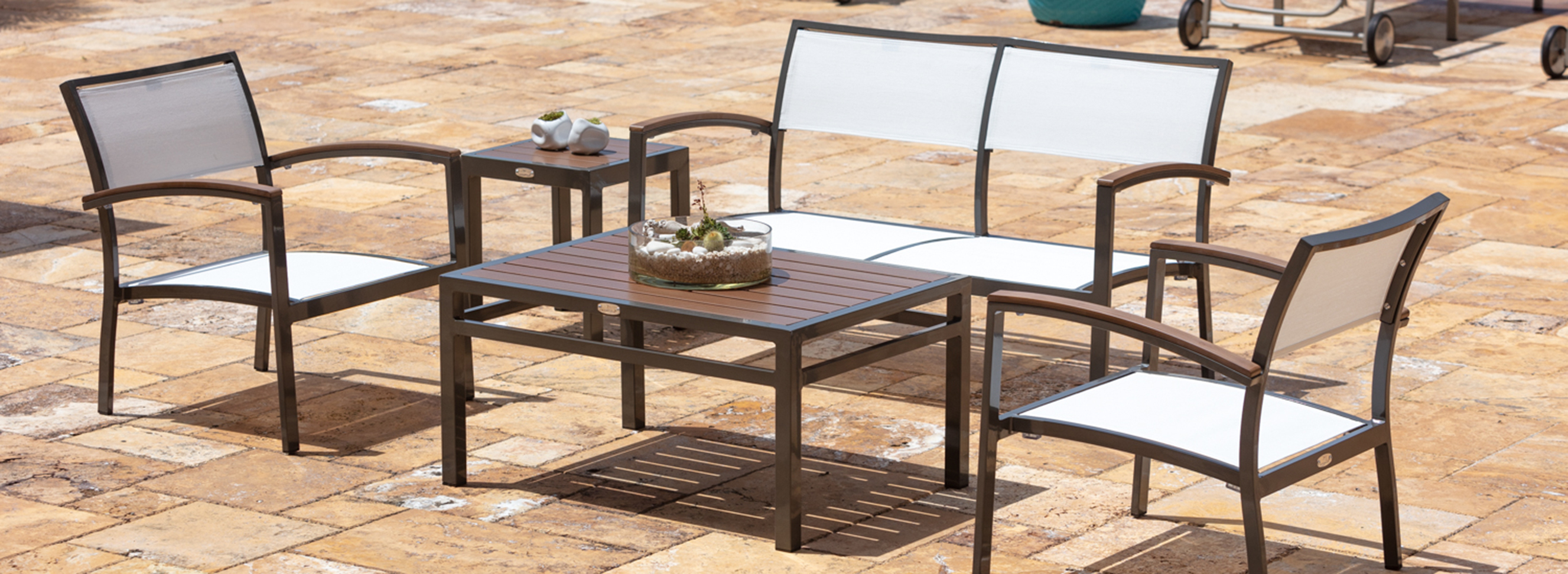 SAINT LUCIA outdoor furniture collection by Kannoa -  Colorful, bold outdoor furniture designed for Commercial, Hospitality and Residential Settings