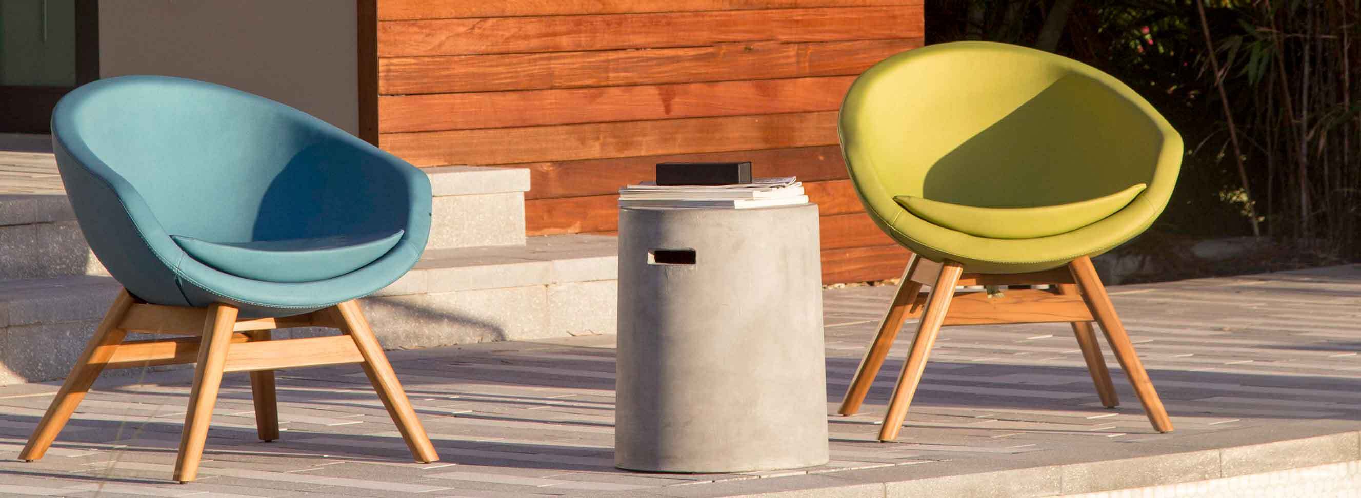 SANTORINI outdoor furniture designed for Commercial, Hospitality and Residential Settings