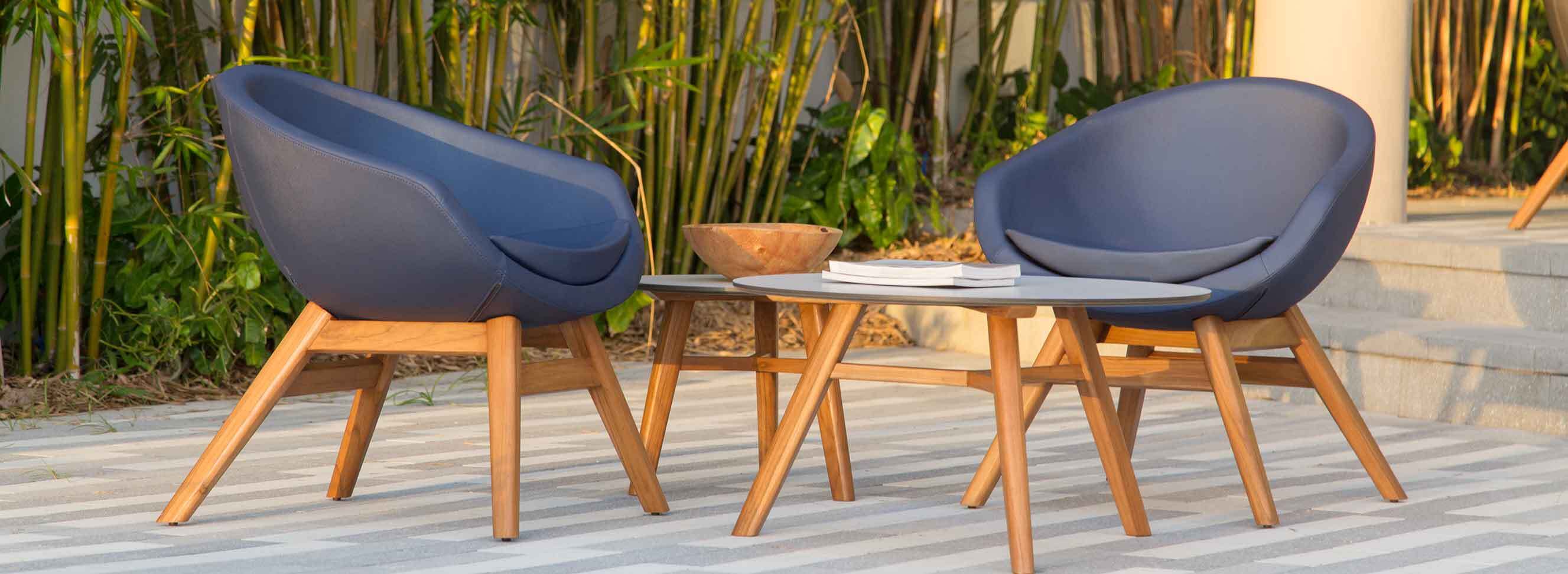SANTORINI outdoor furniture designed for Commercial, Hospitality and Residential Settings