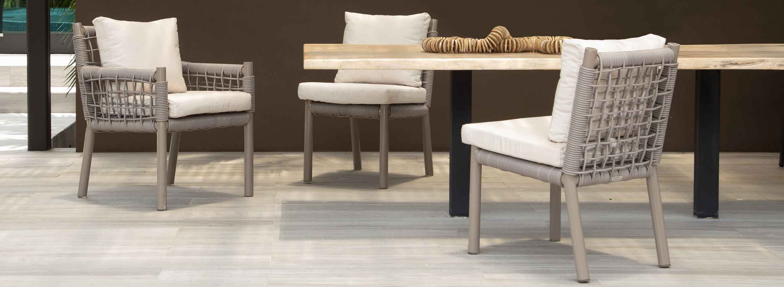 Taos Collection offers a sofa, loveseat, armchair, coffee and side table. By Kannoa