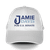 Jamie Davis - Blue (Embroidered White Baseball Cap)
