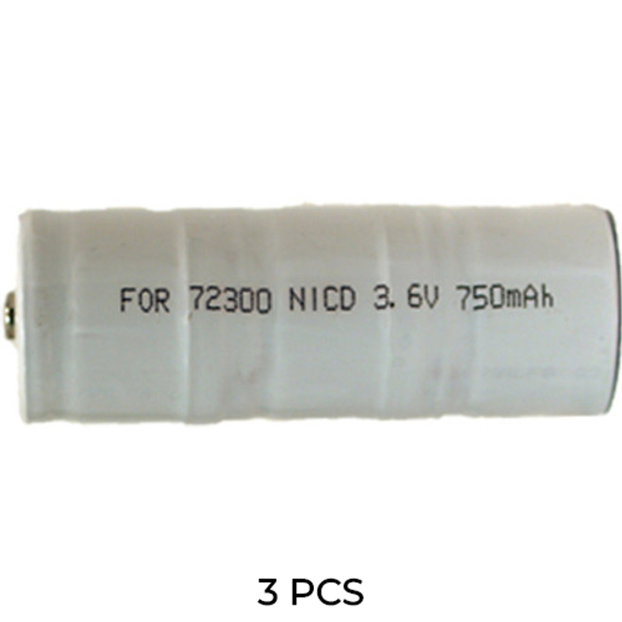 3Pack Welch Allyn 72300 Replacement 3.5 Volt NiCd Medical Batteries