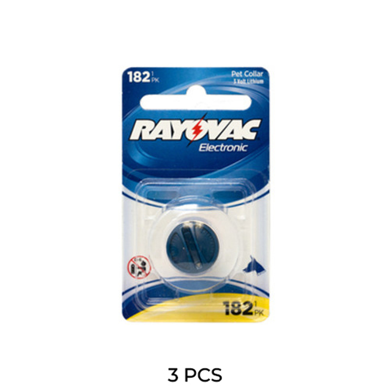 4-Pack MicroLite Invisible Fence Brand Compatible Batteries (RFA-182, A12,  R21, R22, R51)