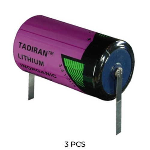 3Pack Tadiran TL5920/S 3.6V C 8.5 Ah Lithium Battery (ER26500
