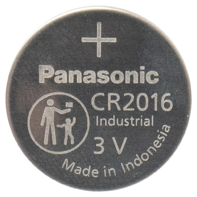 CR2016 Panasonic 3 Volt Lithium Coin Cell Battery cr2016-panasonic-3-volt-lithium-coin-cell-battery