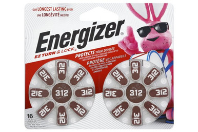 Energizer AZ312 Zinc Air Hearing Aid Batteries (16 Card) consumer sales and volume pricing