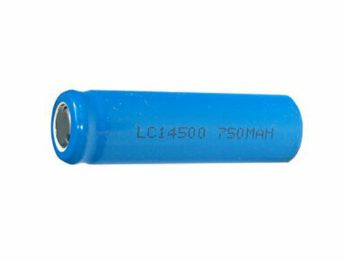 AA 3.7 Volt Lithium Ion 14500 Battery (750 mAh)
