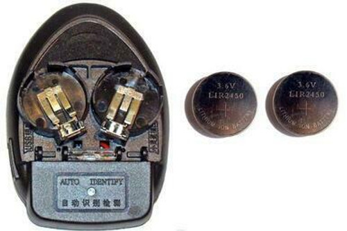 LIR2450 Charger + 2 x LIR2450 3.6 Volt Lithium Ion Button Batteries