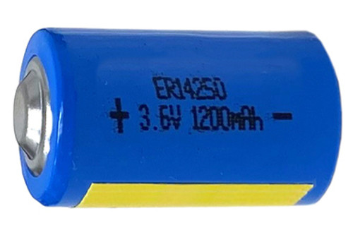 ER14250 (LS14250) 1/2 AA 3.6 Volt Primary Lithium Battery (1200 mAh)