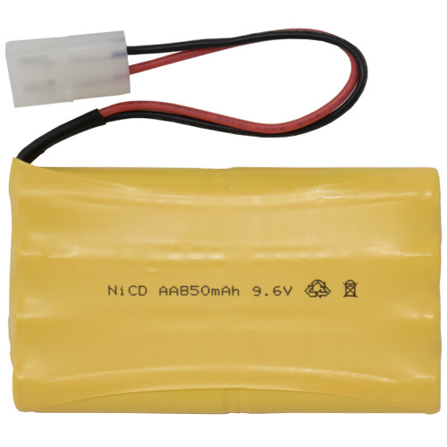 9.6 Volt AA NiCd Battery Pack (850 mAh) with Tamiya Connector