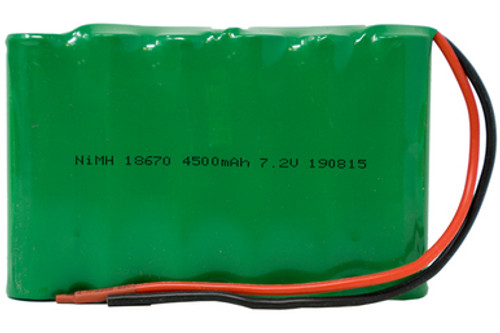 7.2 Volt NiMH Battery Pack (4500 mAh) with Leads