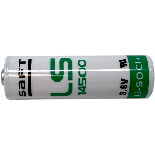 AA size SAFT 3.6 volt battery for critical devices