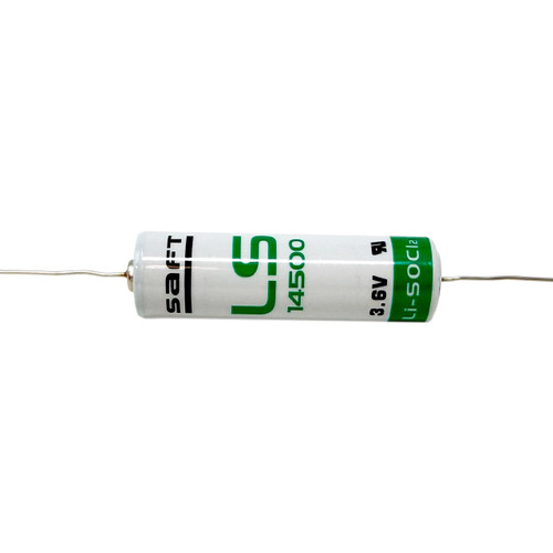 Saft LS14500 ER14505 3.6V battery side view