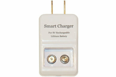 Power Portable single bay 9 volt smart battery charger