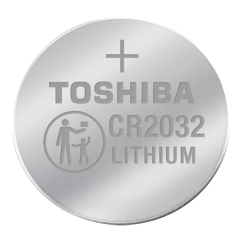 CR2032 Toshiba 3 Volt Lithium Coin Cell Battery (On a Card)