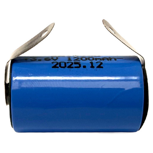 Primary lithium thionyl chloride battery for electronics backup power