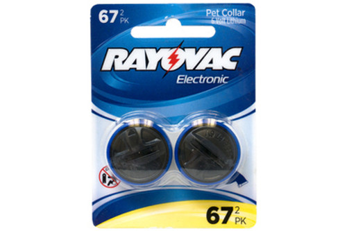 RFA-67 Rayovac PetSafe Compatible Fence & Dog Collar Batteries (2 Card)