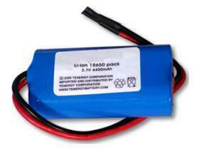 Power Portable 3.7V 4400 mAh lithium ion battery pack with protection IC