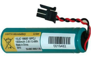 Varta 18650 3.7V 1500mAh Li-Ion battery with PCB and Molex connector