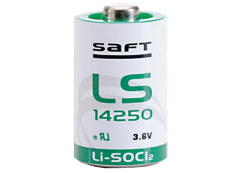 Saft LS14250 (ER14250) 3.6V 1/2 AA 1200mAh Lithium Battery