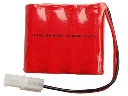 4.8 Volt NiCd Battery Pack (1000 mAh) with Tamiya Connector