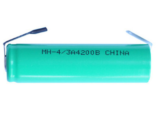 ????? 4/3 A NiMH Battery with Tabs (4200 mAh)