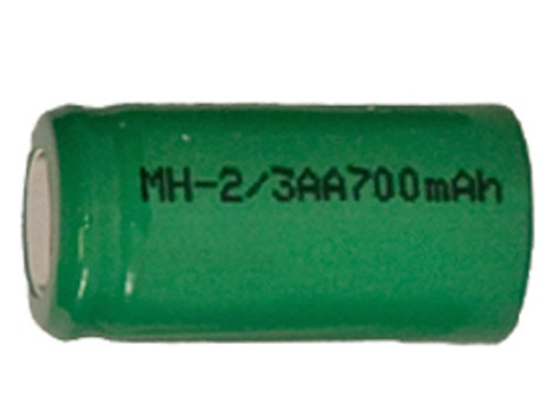 2/3 AA NiMH Flat Top Battery (700 mAh)