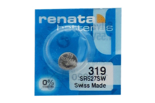319 / SR527SW Renata Silver Oxide Button Battery