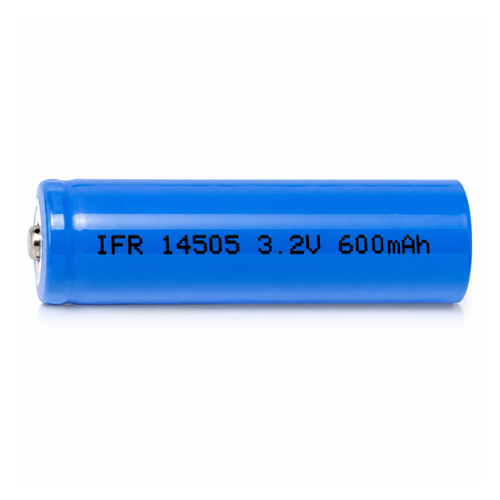 Power Portable AA 3.2V 600mAh LiFePO4 14500 Battery front view