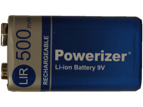 9 Volt Lithium Ion Battery (500 mAh)