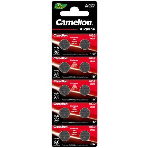 AG2 / 396 / 397 / LR726 Button Batteries (10 Card)